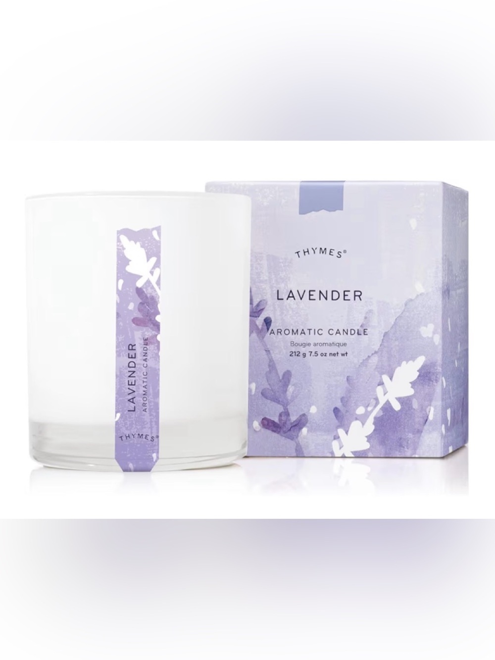 Thymes Aromatic Jar Candle - Lavender  (7.5 oz)
